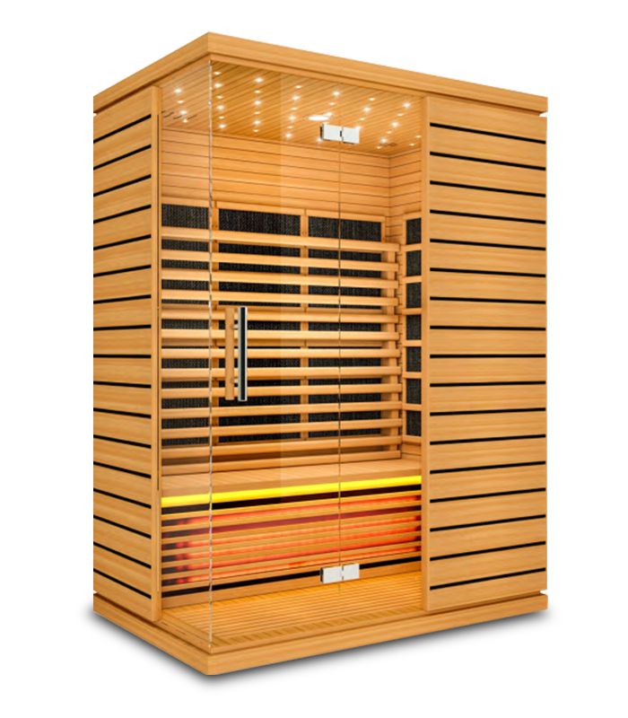 Infrarotkabine/ Infrarotsauna für 3 Personen, DX-6301