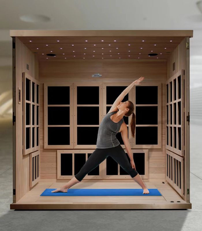 Infrarotkabine/ Infrarotsauna Yoga für 8 Personen, DX-6601