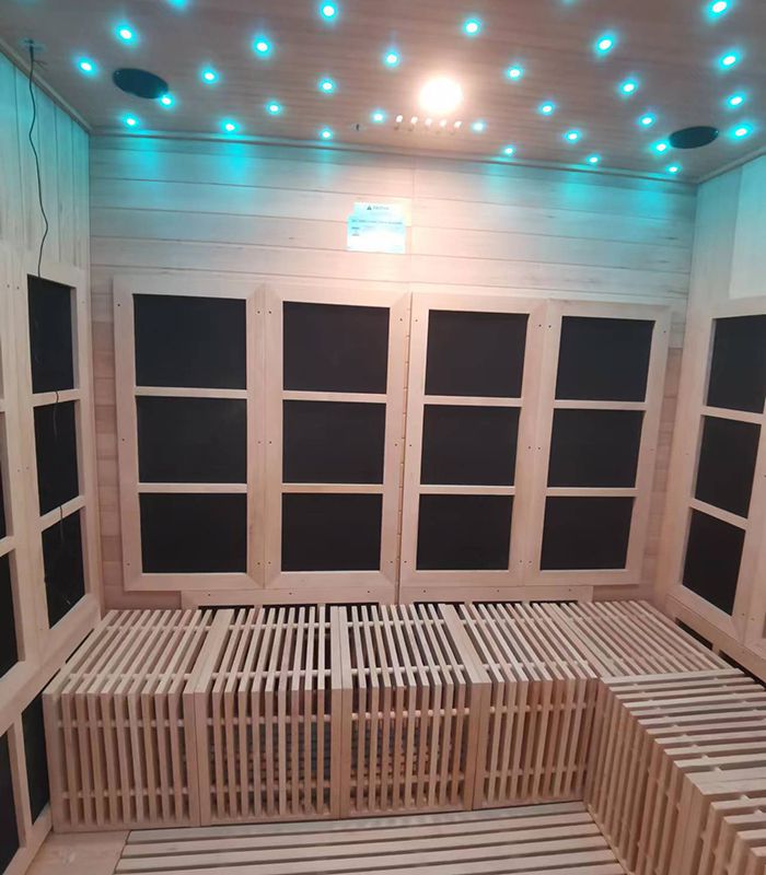 Infrarotkabine/ Infrarotsauna Yoga für 8 Personen, DX-6601