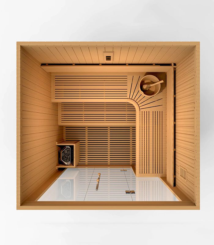 Traditionelle Sauna für 6 Personen, DX-6410