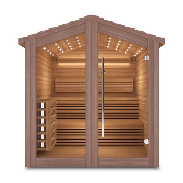 Traditionelle Außensauna für 6 Personen, DX-7661