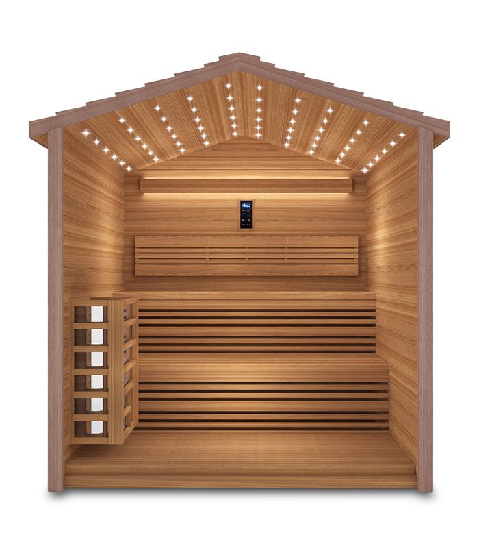 Traditionelle Außensauna für 6 Personen, DX-7661